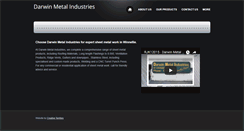 Desktop Screenshot of darwinmetalindustries.com